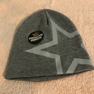 Wild Wear Gray Beanie Hat With Glow in the Dark Graphics NWOT
